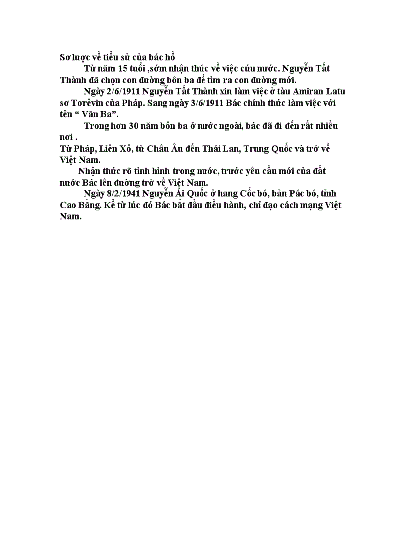 image for page Lơi tua bao anh Bac Ho