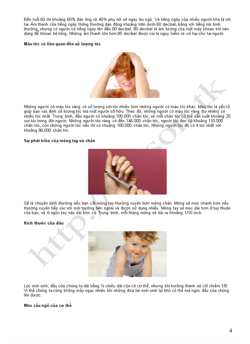 image for page Những sự thật kỳ lạ về cơ thể người