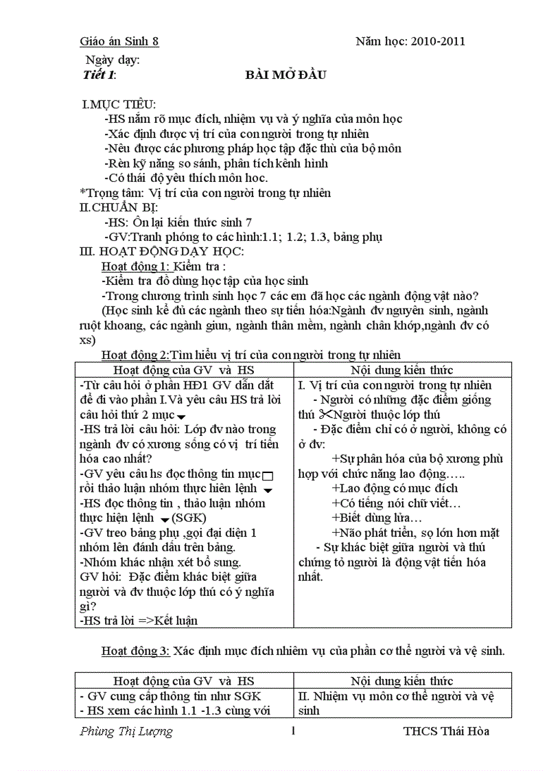 image for page Sinh 8 soạn theo chương trình giảm tải 2012