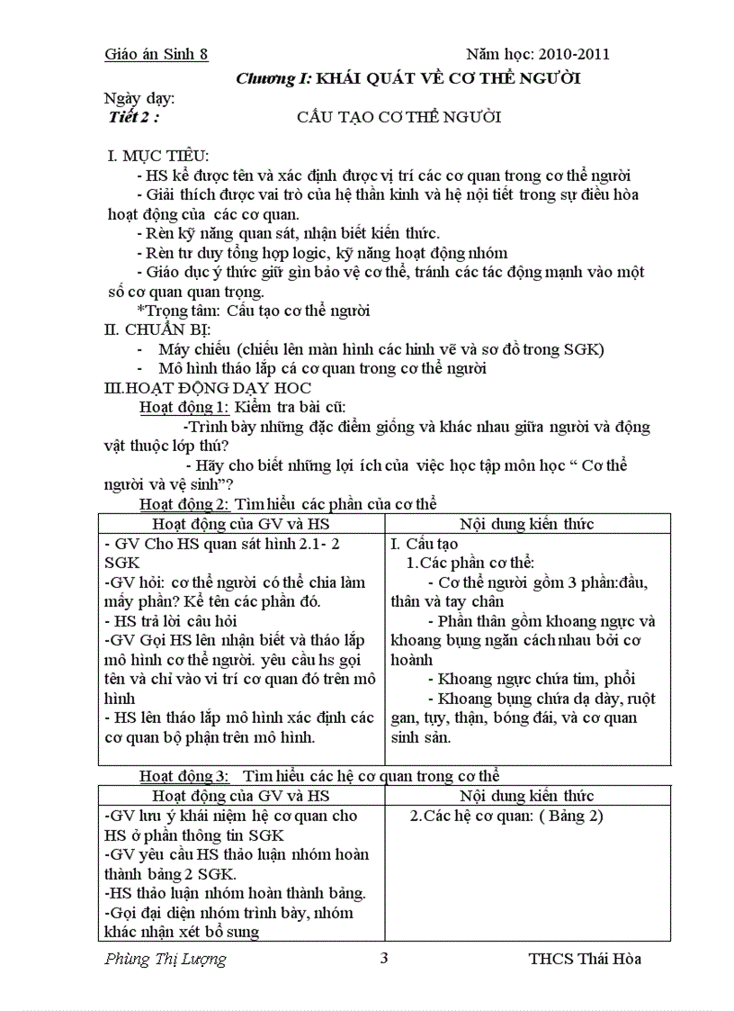 image for page Sinh 8 soạn theo chương trình giảm tải 2012