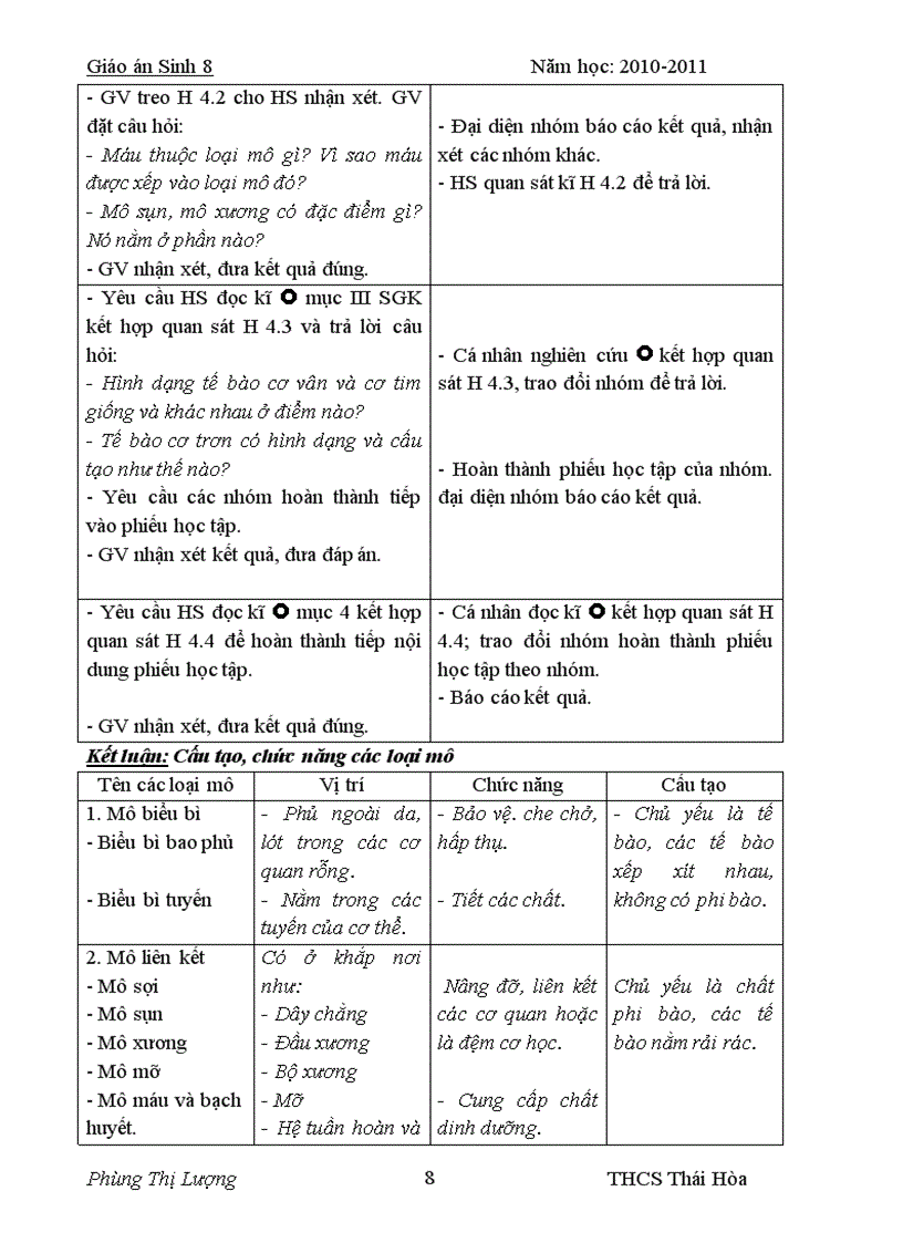 image for page Sinh 8 soạn theo chương trình giảm tải 2012
