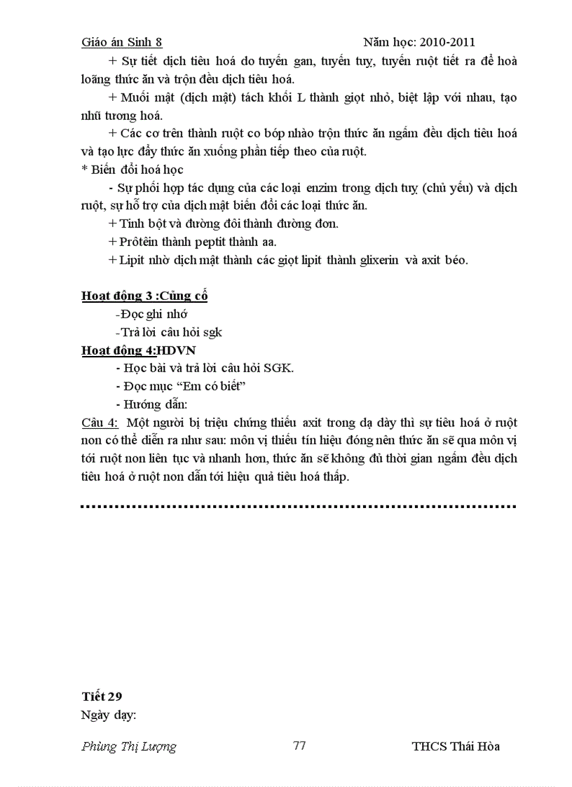 image for page Sinh 8 soạn theo chương trình giảm tải 2012