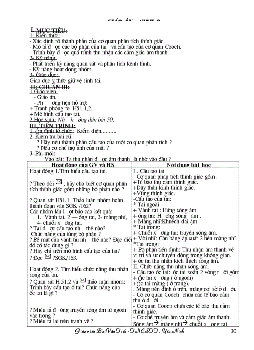 image for page Sinh 8 từ tiết 37 đến 55