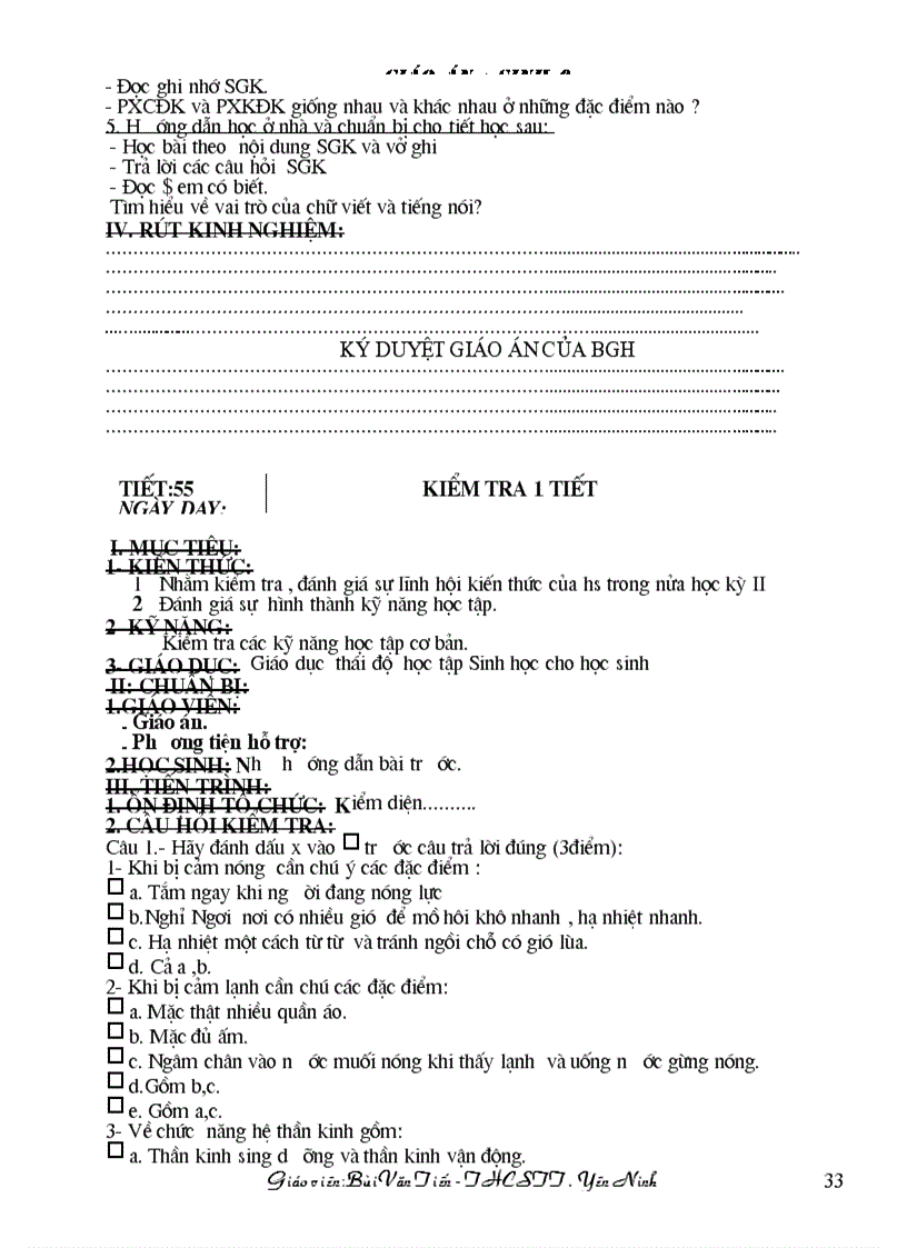 image for page Sinh 8 từ tiết 37 đến 55