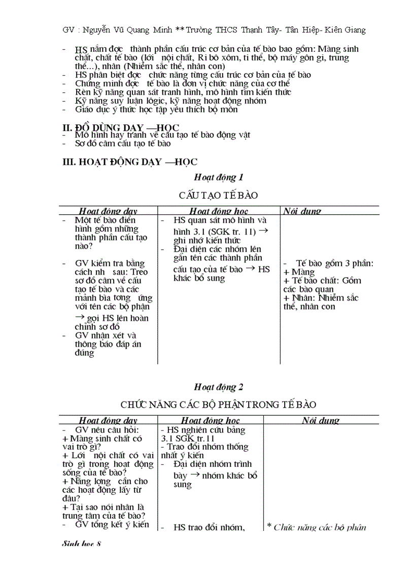 image for page Sinh Hoc 8 full 3 cot 1