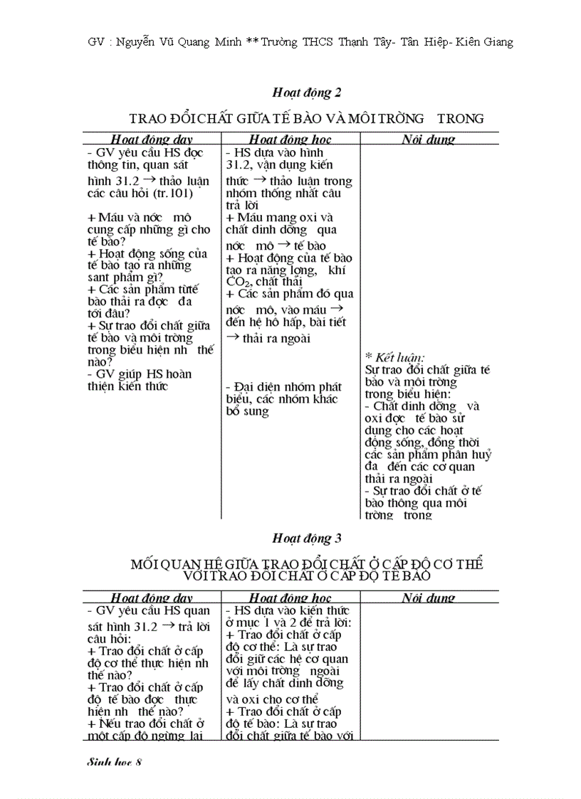 image for page Sinh Hoc 8 full 3 cot 1