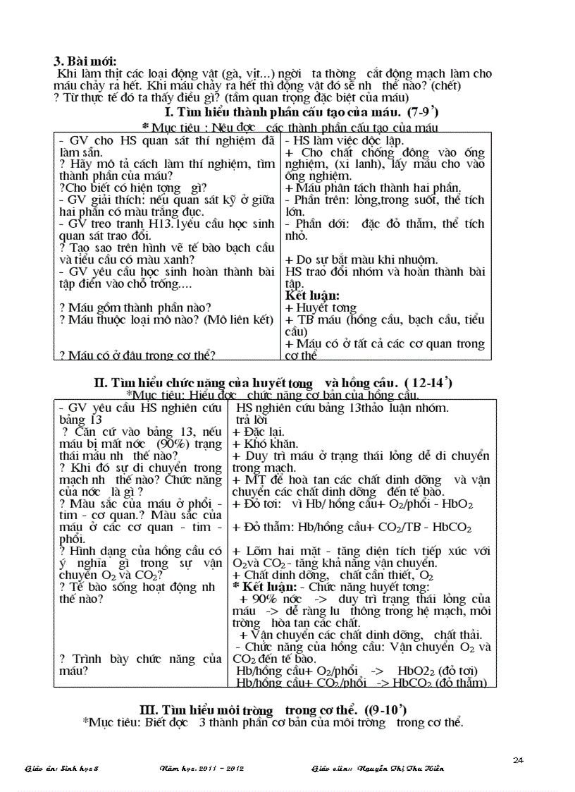 image for page Sinh hoc 8 theo chuan kien thuc moi ki I