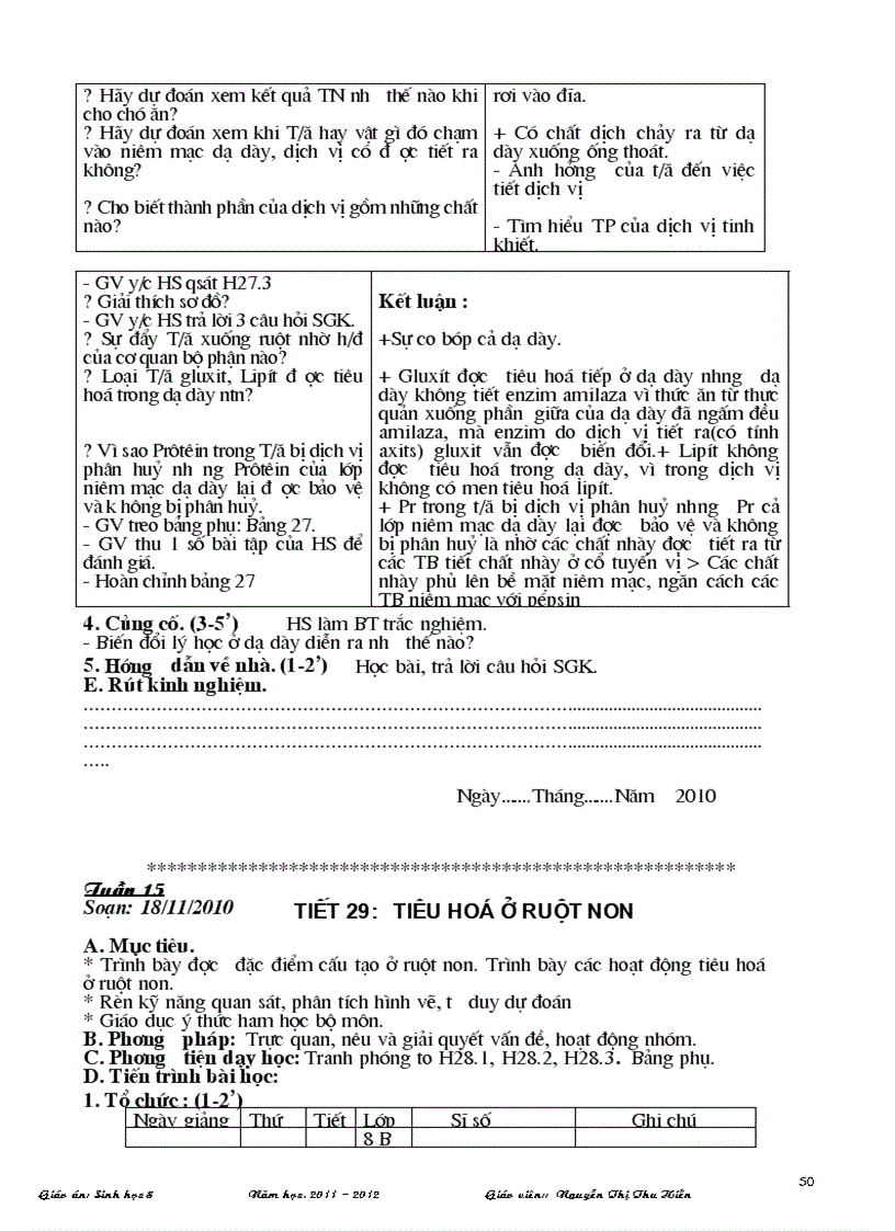 image for page Sinh hoc 8 theo chuan kien thuc moi ki I