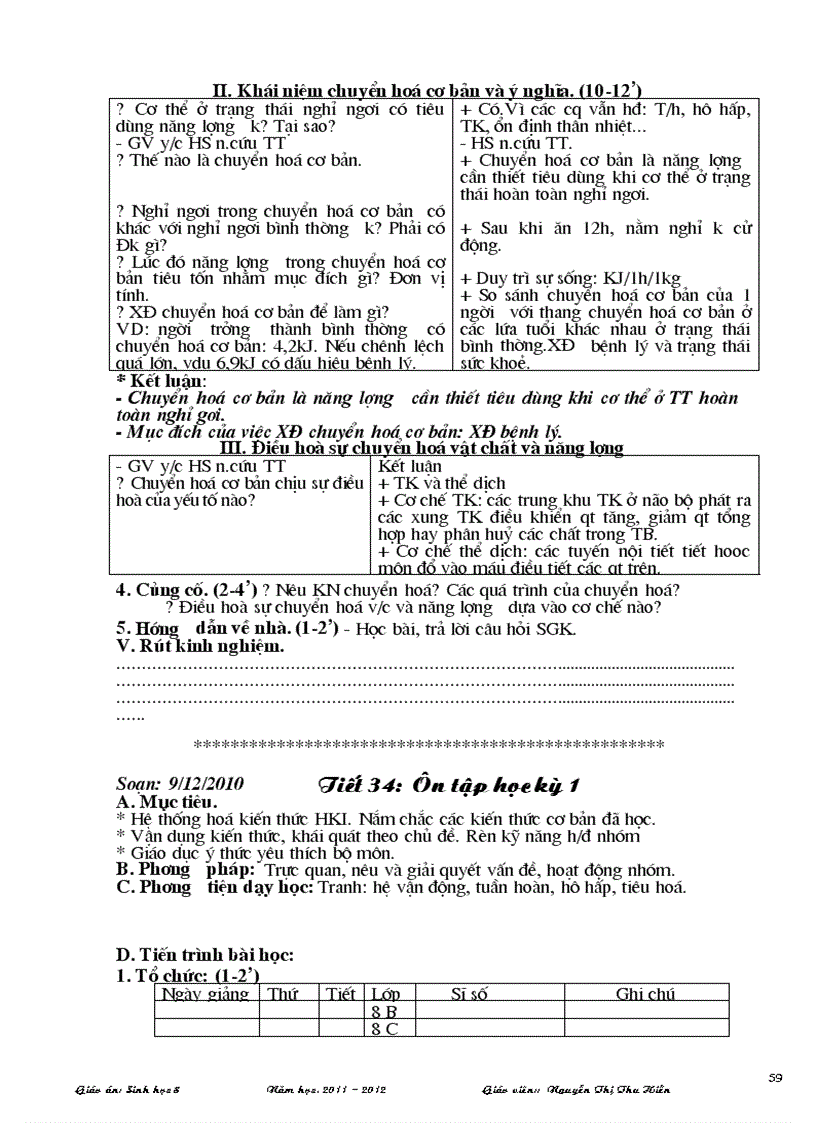 image for page Sinh hoc 8 theo chuan kien thuc moi ki I