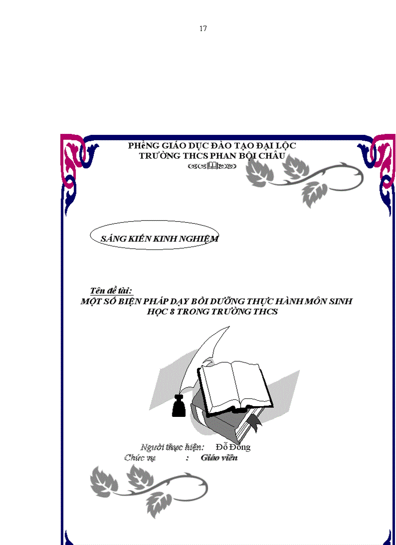 image for page SKKN bồi dưỡng thực hành sinh học 8
