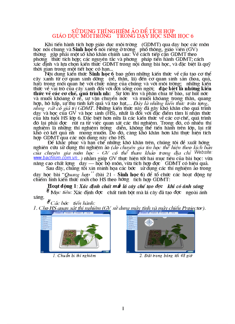 image for page Sử dụng thí nghiệm ảo trong tích hợp MT