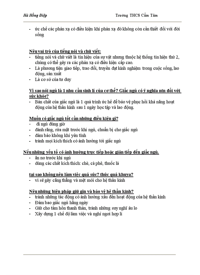 image for page Tài liệu ôn tập Sinh 8 hay