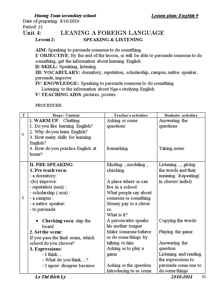 image for page Anh9 Unit 4