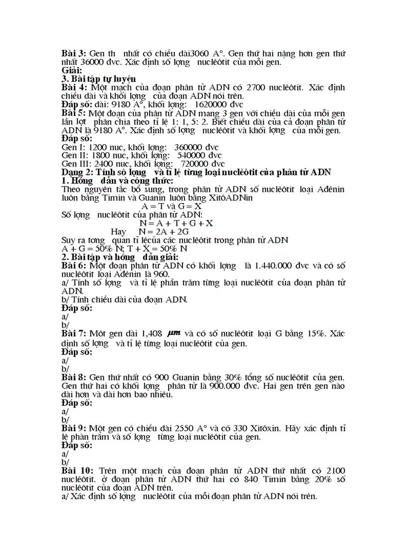 image for page Bài tập ADN