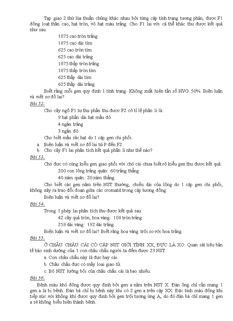 image for page Bai tap di truyen nang cao dung cho HSG