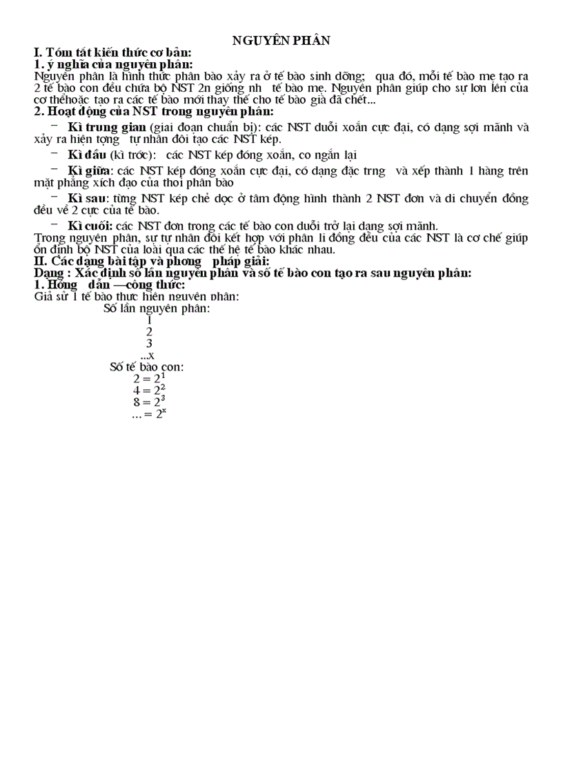 image for page BÀI TẬP NGUYÊN PHÂN