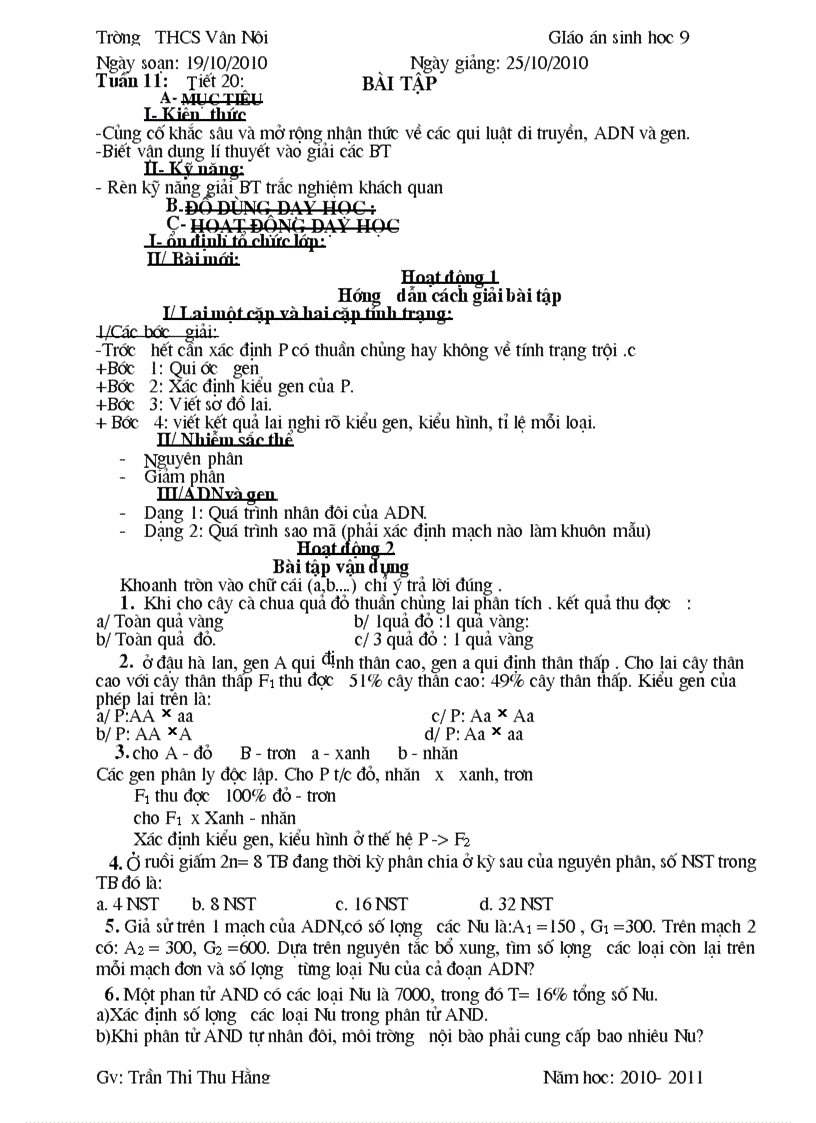 image for page Bai tap tiet 20