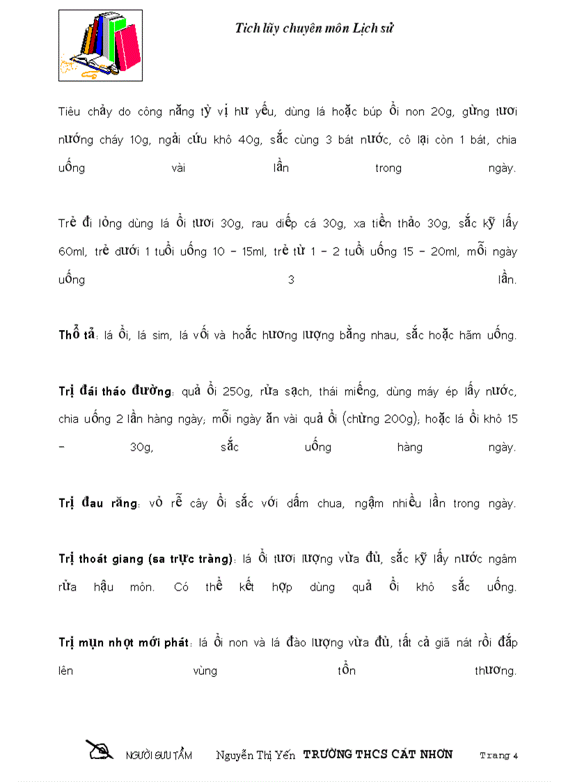 image for page Bài thuốc chữa bệnh đường ruột