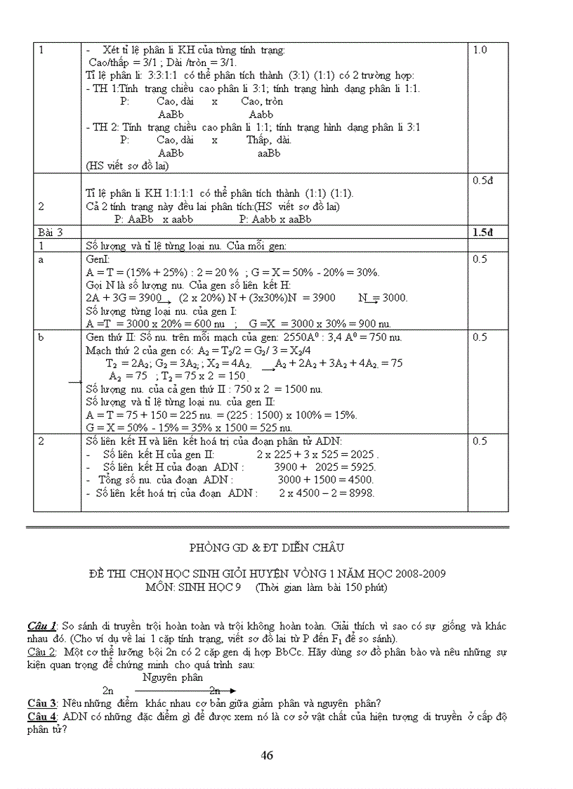 image for page Bộ đề thi HSG Sinh 9