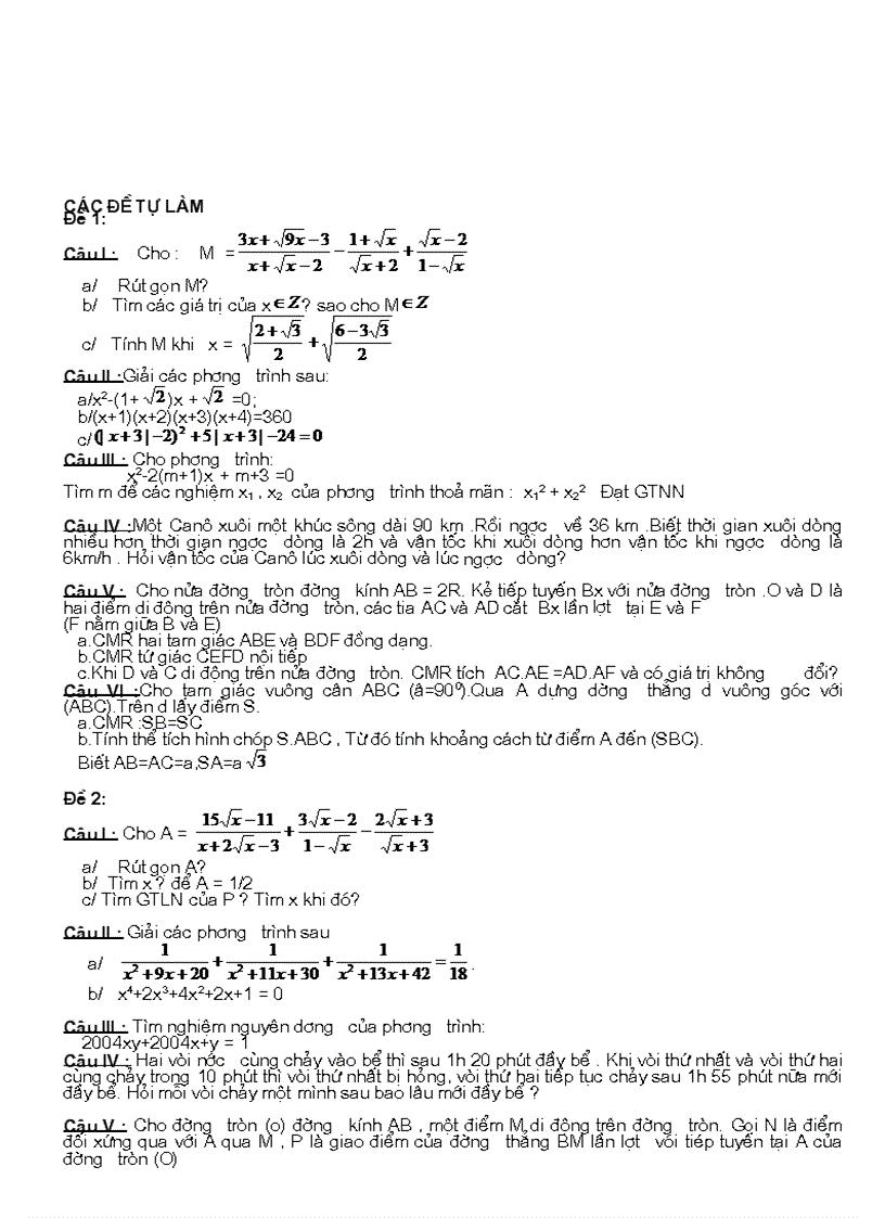 image for page Bộ đề thi vào THPT 3