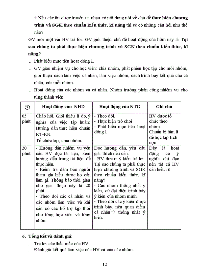 image for page Bồi dưỡng chuẩn kiến thức hè 2010 Bộ giáo dục