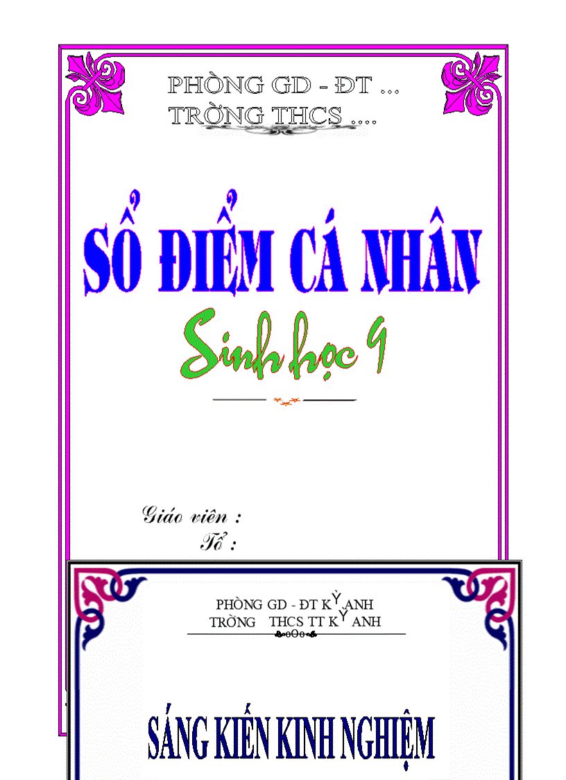 Cac Mẫu Bia Hồ Sơ Ca Nhan