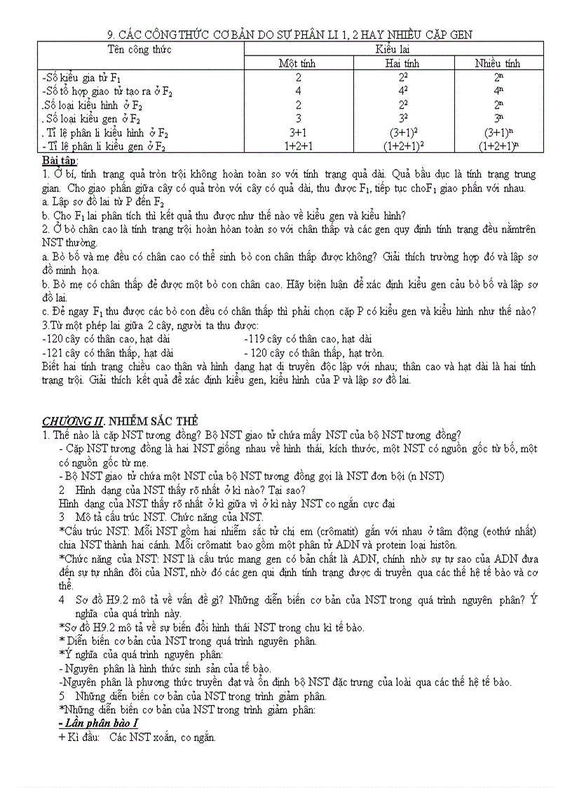 image for page Câu hỏi đáp án ôn TNTH 9