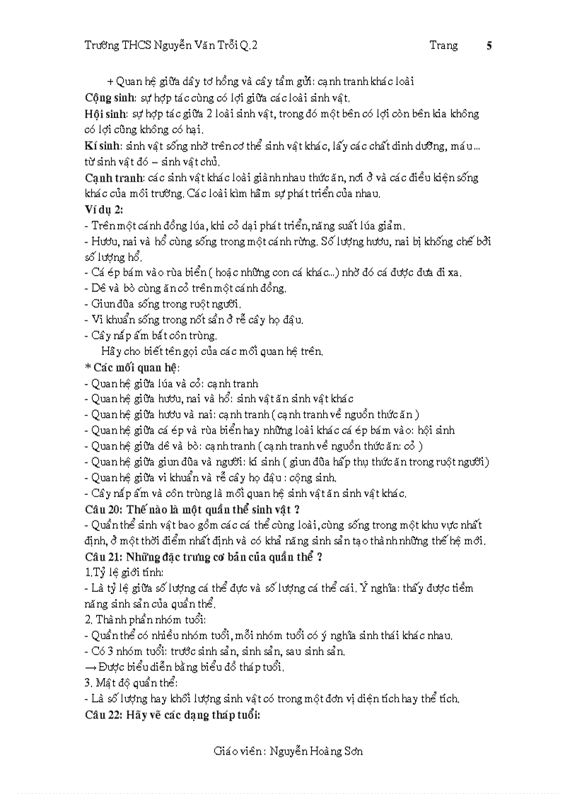 image for page De cuong on tap sinh hk ii