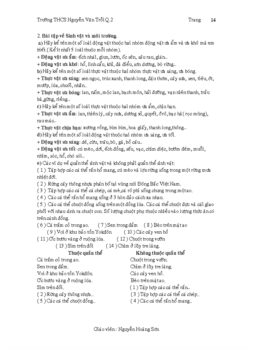 image for page De cuong on tap sinh hk ii