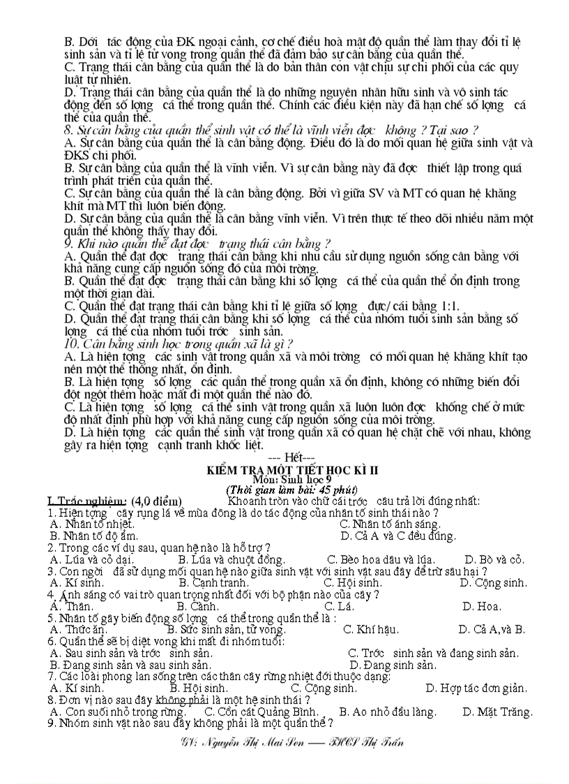 image for page De KT trac nghiem phan SV MT SH9