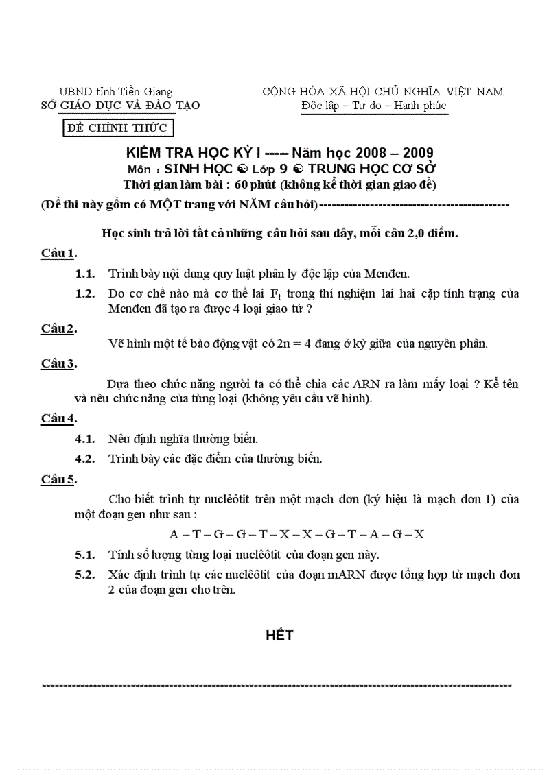 image for page Dề thi hsg 9 08 09 tg