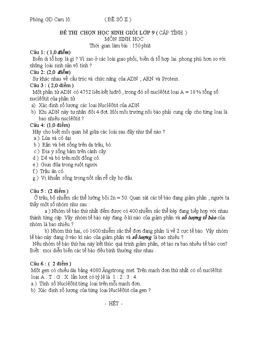 image for page De thi HSG mon sinh 9 quang tri