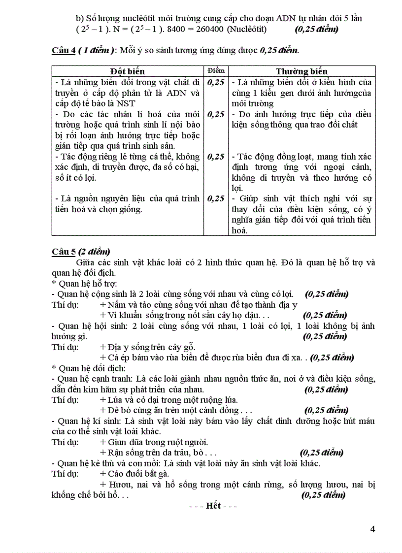 image for page De thi HSG Sinh 9 cap Tinh Co dap an