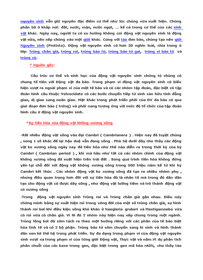 image for page Dong vat nguyen sinh