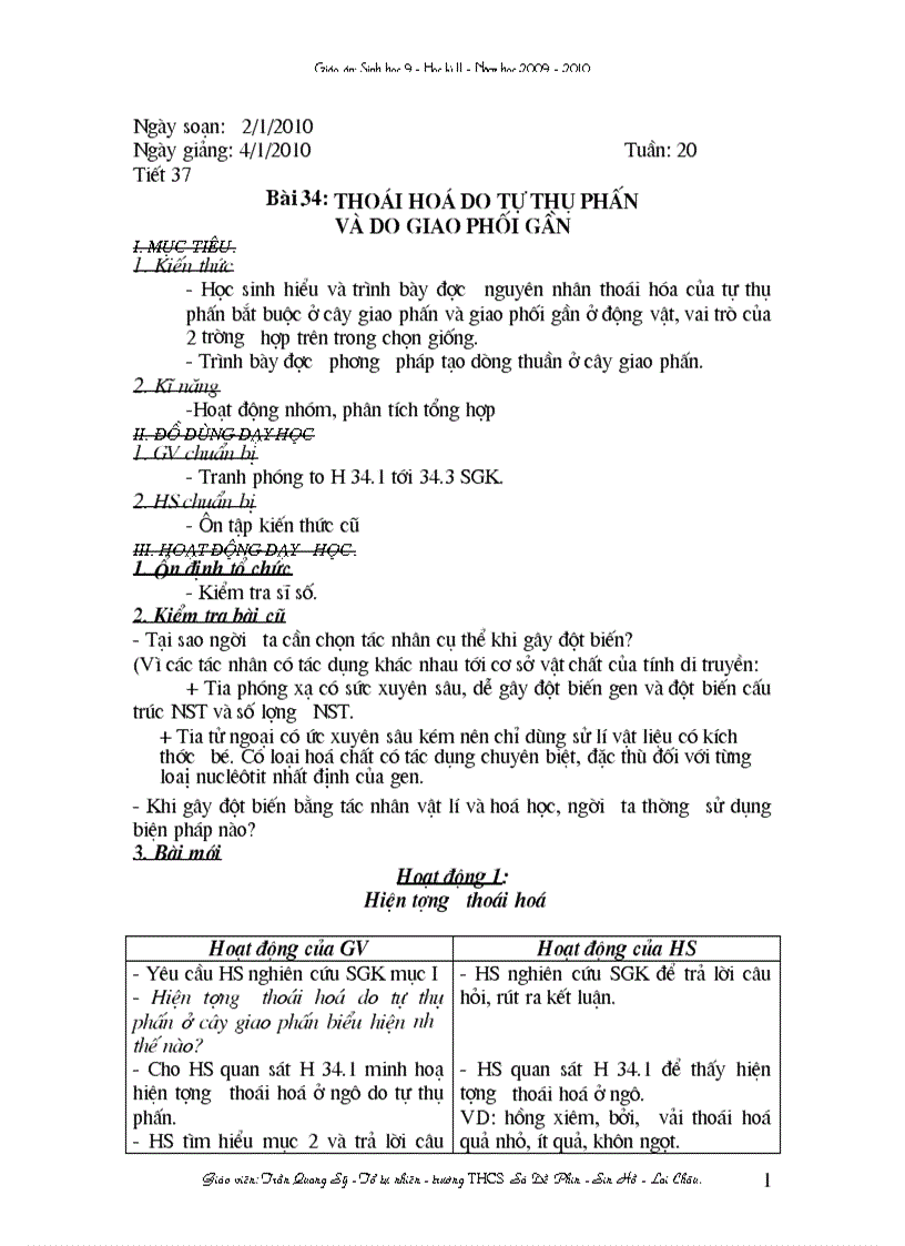 image for page G A Sinh 9 hk II Soạn Theo TKBG