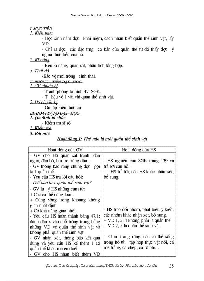 image for page G A Sinh 9 hk II Soạn Theo TKBG