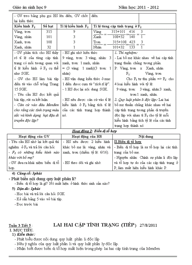 image for page GA SH 9 11 12 chuẩn kiến thức mới