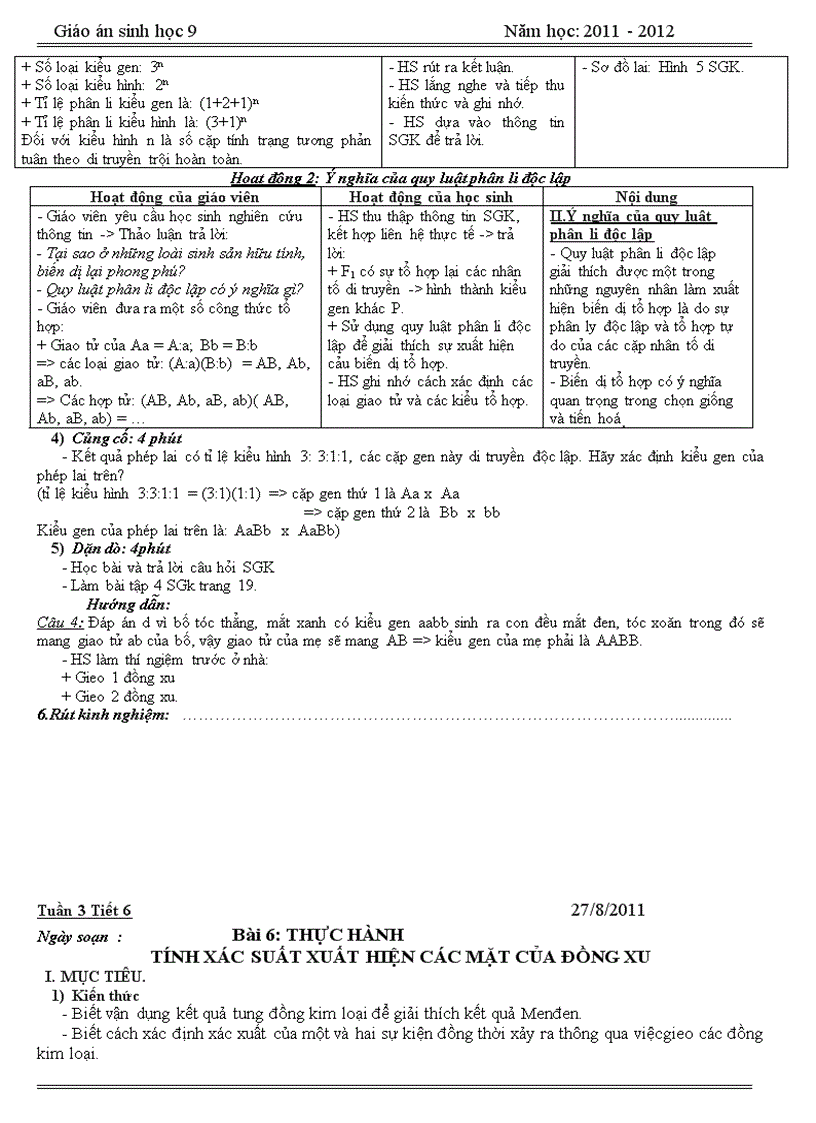 image for page GA SH 9 11 12 chuẩn kiến thức mới