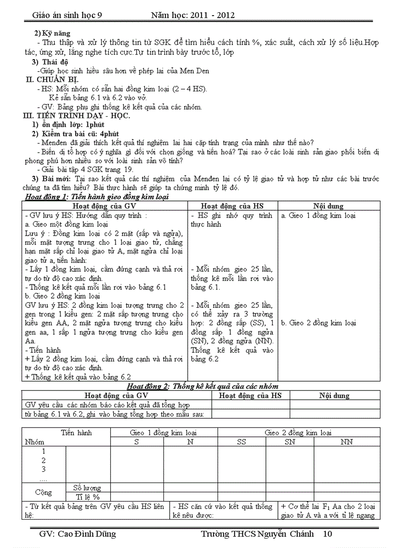 image for page GA SH 9 11 12 chuẩn kiến thức mới