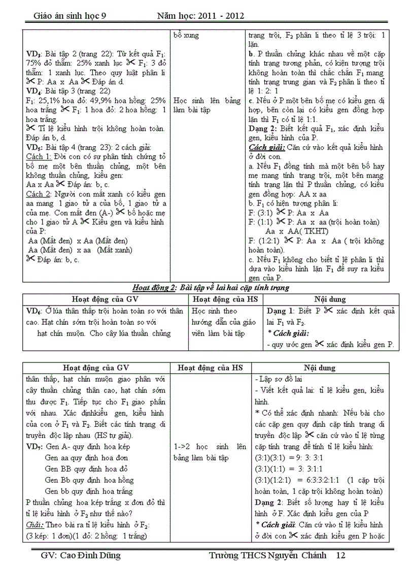 image for page GA SH 9 11 12 chuẩn kiến thức mới