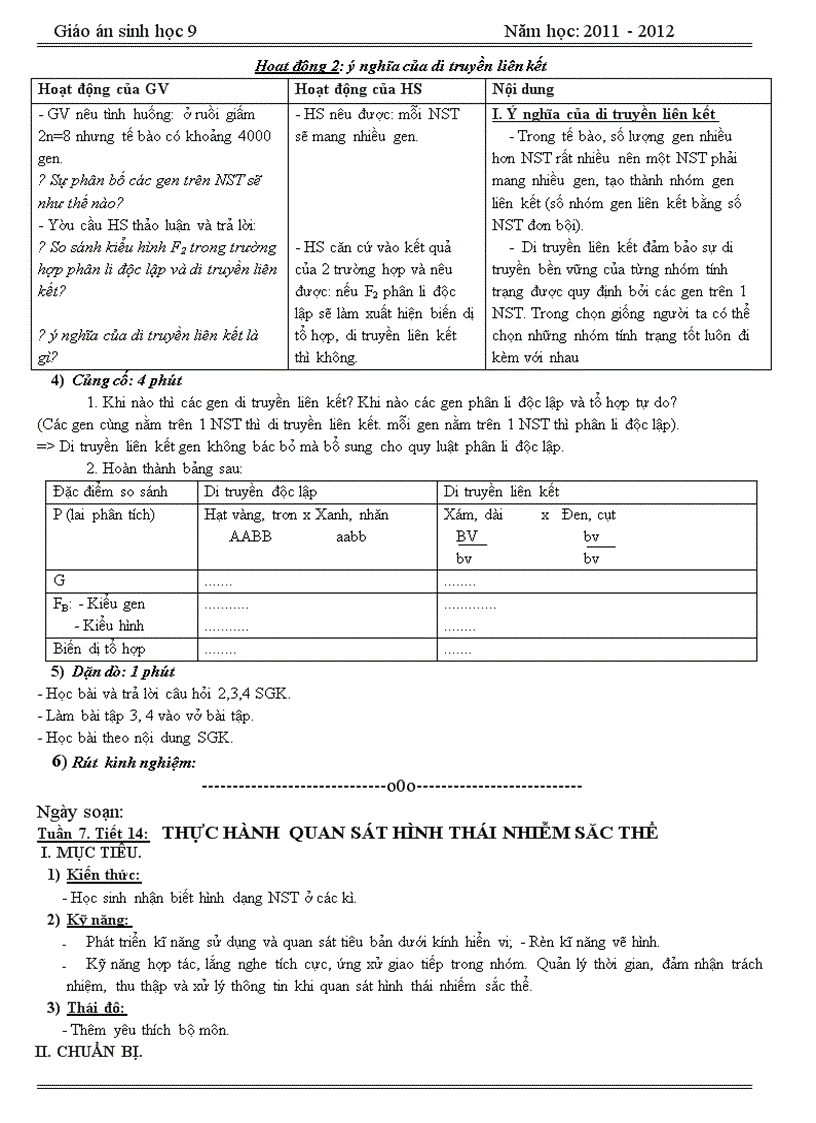 image for page GA SH 9 11 12 chuẩn kiến thức mới