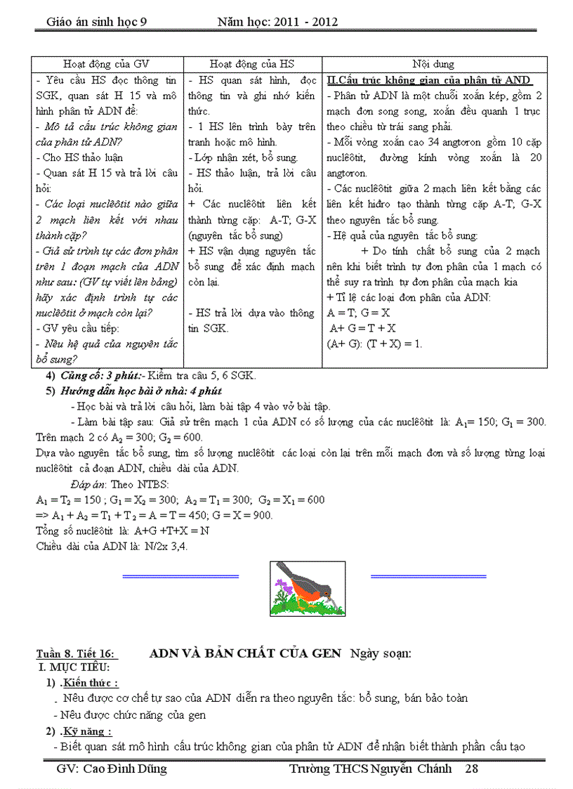 image for page GA SH 9 11 12 chuẩn kiến thức mới