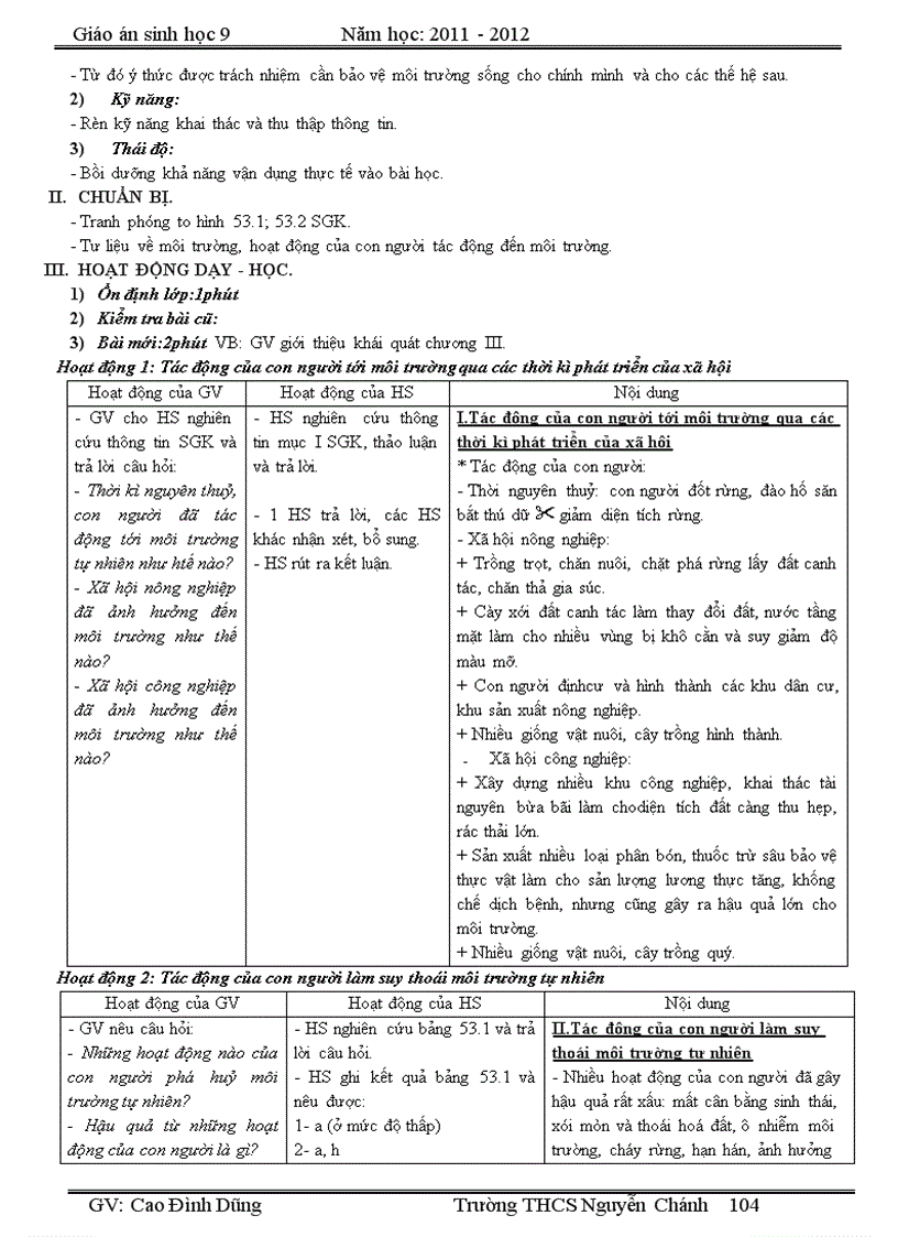 image for page GA SH 9 11 12 chuẩn kiến thức mới