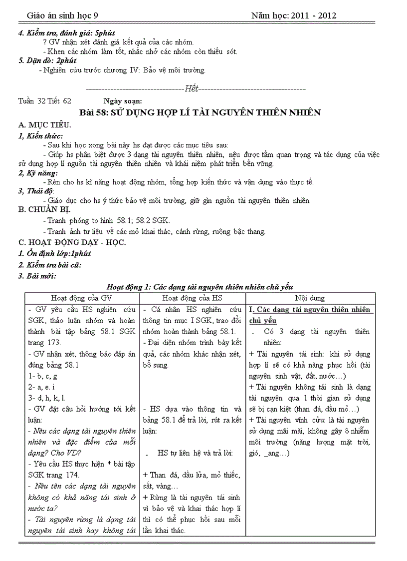 image for page GA SH 9 11 12 chuẩn kiến thức mới