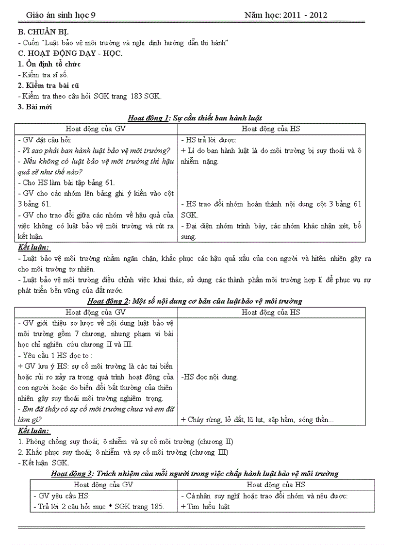 image for page GA SH 9 11 12 chuẩn kiến thức mới