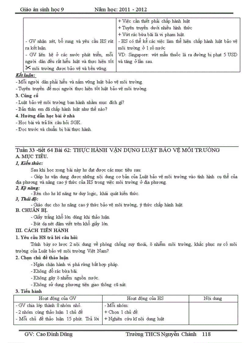 image for page GA SH 9 11 12 chuẩn kiến thức mới
