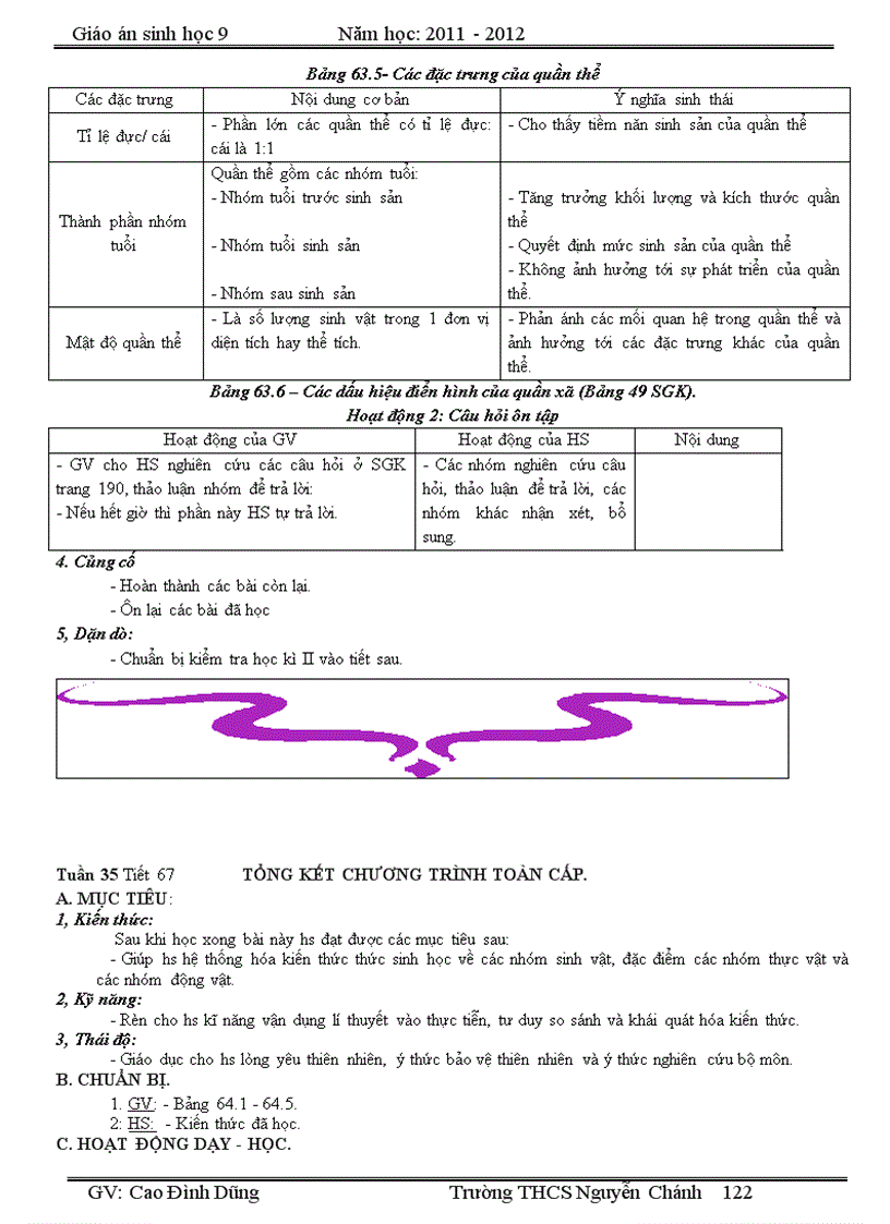 image for page GA SH 9 11 12 chuẩn kiến thức mới