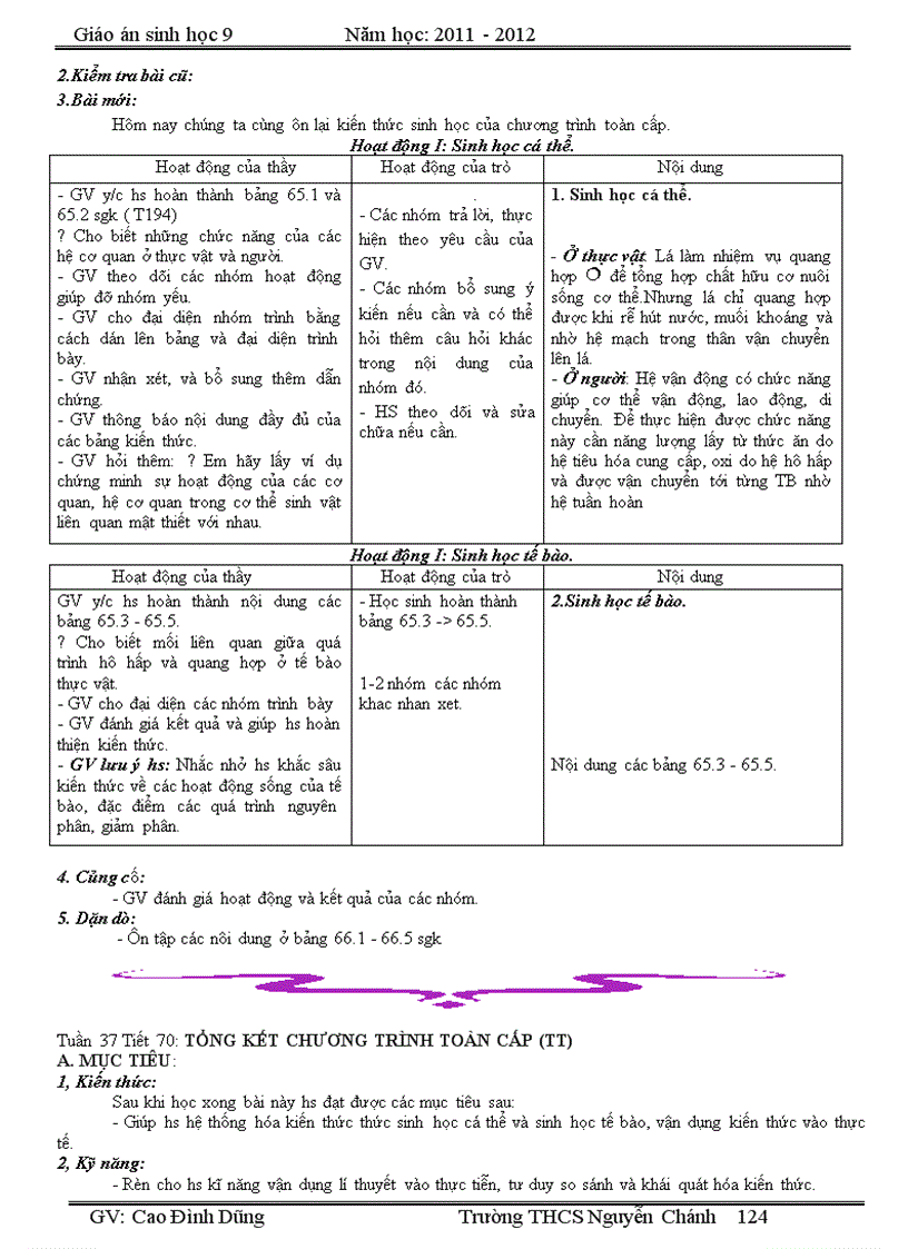 image for page GA SH 9 11 12 chuẩn kiến thức mới