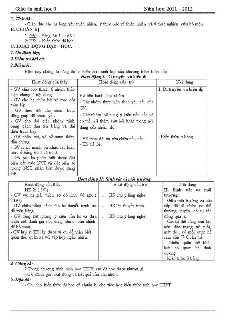 image for page GA SH 9 11 12 chuẩn kiến thức mới