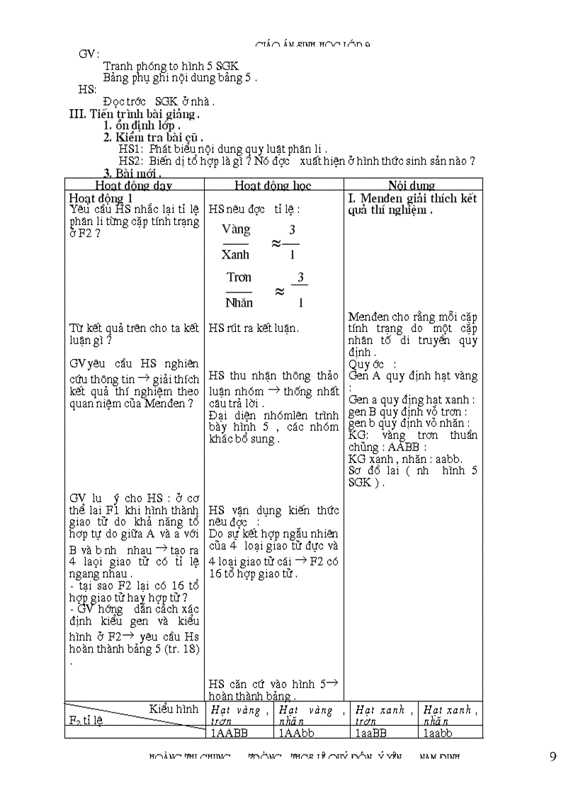 image for page Giao an sinh 9 3 cot